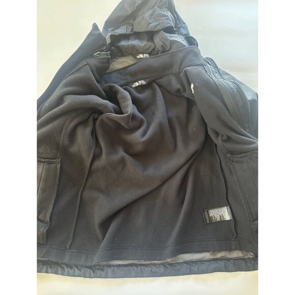 North Face Girls 10/12 Black Triclimate 3-in-1 Jacket Hooded WInter - Picture 4 of 7